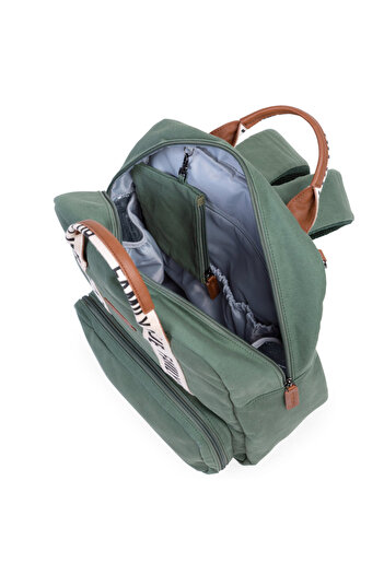 CHILDHOME Family Club Signature Green Diaper Backpack