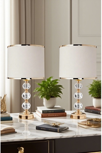 571 Store 2 Pcs Glass Stone Series Table Lamp Shade-Night Lamp - Decor Lighting