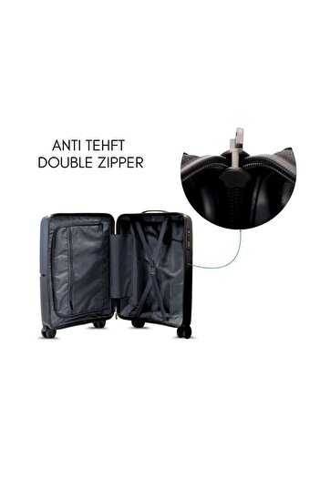 ORAMI LIGHT WEIGHT 3 PCS SET PP TROLLEY 20" 24" 28" DARK BLUE