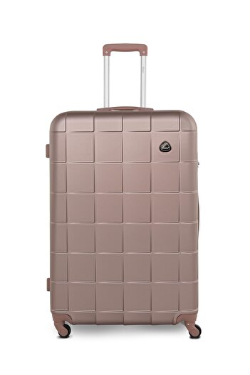 Senator Travel Bags Suitcase A207 3 Pcs Hard Casing Trolley Luggage Set Rose Gold