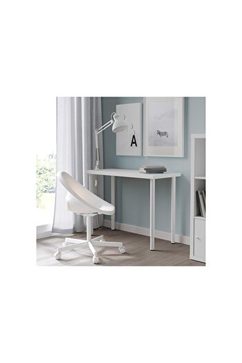 IKEA çalışma masası, beyaz, 100x45 cm