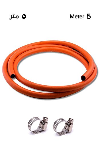 Rani Elegant Home 5 Meter Gas Hose with Leak-Proof Seals