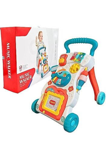 Generic Sit To Stand Baby Walker, 3 In 1 Baby Walker, Musical Toy Walker For Baby, with Multifunctiona