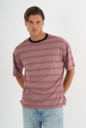 ALEXANDERGARDI Crew Neck Striped Oversize T-Shirt