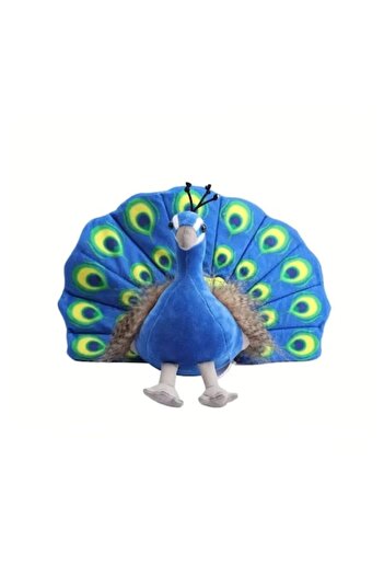 OEM Peacock Plush Toy, Realistic, Multicolor, 33 cm