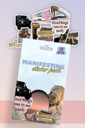 Planet Butik Manifesting Boxed Sticker Set of 18