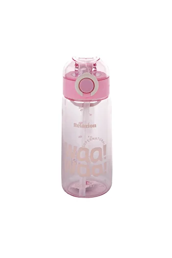 Relaxion , Imported Luxury Pink Flask/Water Bottle 650 ml (443)