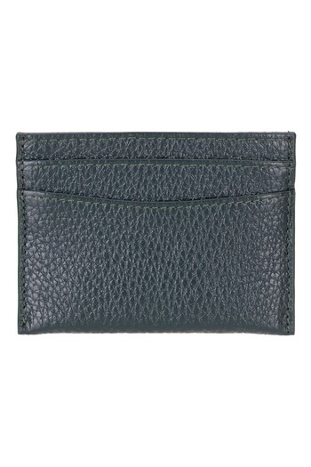 Budi Luxeyuard Leather Card Holder, 5 Card Compartments, Textured Black
