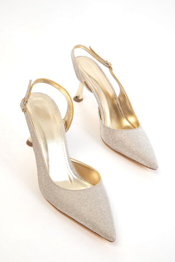 SOHO Gold Women's Classic Heeled Shoes 20798
