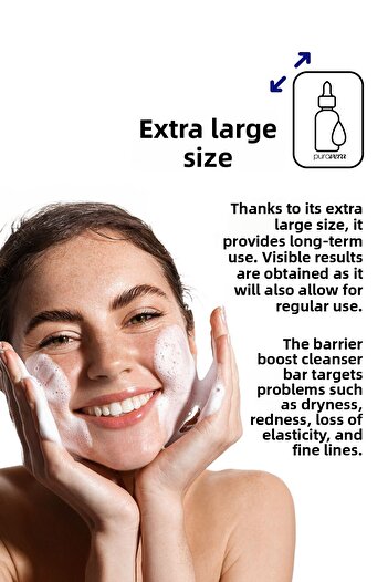 Puravera 3X Effective Shea Butter Soap with Skin Barrier Strengthening Serum Effect