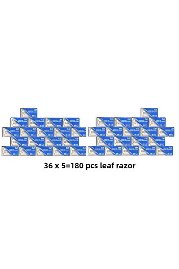 Kai Japanese Full Razor 180 Pieces Full Leaf Razor Beard Shaving Razor Double Edge Pack of 180