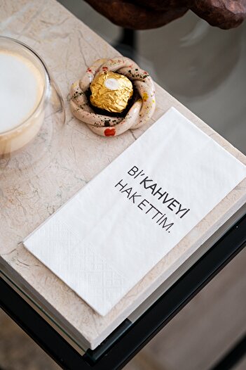 SimeStore Talking Napkin - I Hooked That Coffee