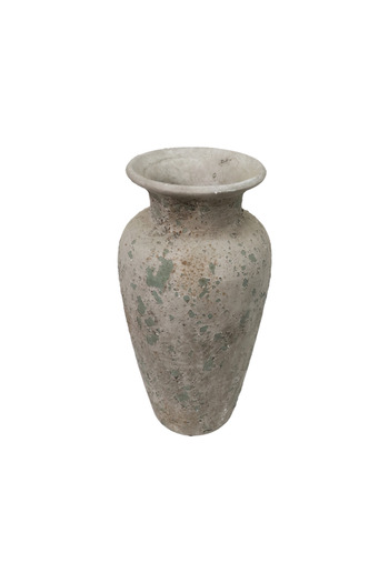 Generic Luxury vase in calm green color for elegant home decor, gardens or balconies (14.5*14.5*29.5 cm)