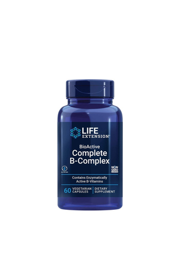 Life Extension Bio Active Complete B Complex, 60 Veggie Capsules, Boosts Energy Production