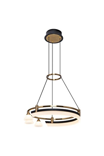 Özcan Aydınlatma Özcan Aydınlatma 5707-1A Modull 40Cm Sarkıt Avize Eskitme