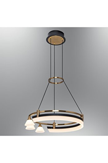 Özcan Aydınlatma Özcan Aydınlatma 5707-1A Modull 40Cm Sarkıt Avize Eskitme
