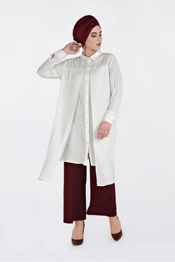 Alvina 2825 Model Sequin Embroidered Tunic