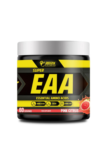 Body Builder Super EAA - 390g, Pink Citrus, Essential Amino Acids for Muscle Growth, High BCAA,