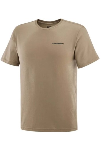 Salomon Lc2219 Graphic Perf Ss Tee T-Shirt Men's T-Shirt Brown