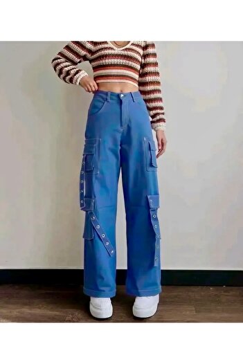 NiceLook Women's wide-leg cargo pants