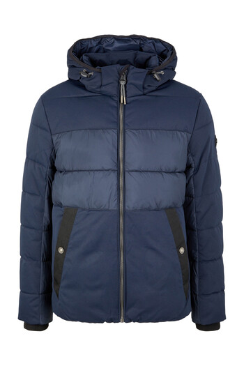 Tom Tailor Jacke Steppjacke mit abnehmbarer Kapuze