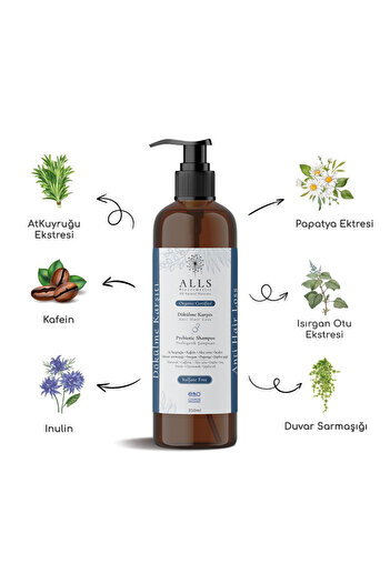 Alls Biocosmetics Organik Dökülme Karşıtı Prebiyotik Şampuan 350 ml
