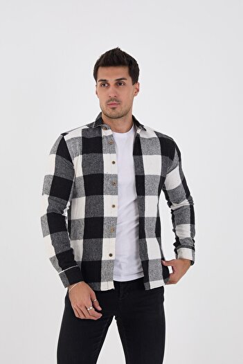 jack carisma ΞΥΛΙΝΟΠΟΙΗΤΗΣ CHECK SLIM FIT ΑΝΔΡΙΚΟ ΠΟΥΚΑΜΙΣΟ