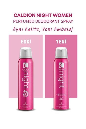 Caldion Night Kadın Deodorant 150 ml