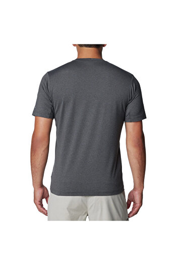 Columbia Tech Trail Crew Neck II Erkek Gri Outdoor T-Shirt AO5545-011