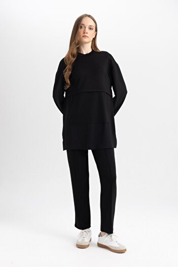 DeFacto Comfortable Corduroy Black Pants - Double Pocket, Casual B0044Ax24Au