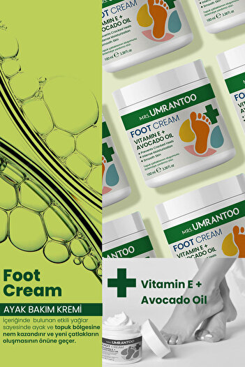 Picco De Luce MRS.UMRANTOO Crack Repair Cream Ayak Bakım Kremi 100 ml