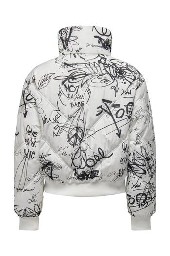 ONLY Onlmia Short Aop Puffer Cc Otw Women's Coat