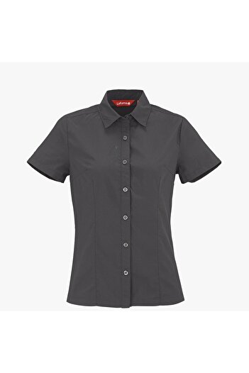 LAFUMA Access Women's Short Sleeve Shirt Lfv10729 Asphalt-Xs