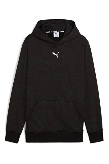 Puma 689536 Team Jaws Post Game Hoodie Мъжка суитшърт с качулка ЧЕРЕН