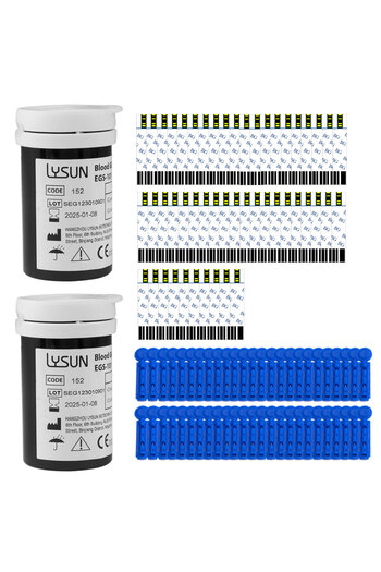 Choice 50pc glucose Strips Fast and Accuracy Blood Glucose Monitor Test Kit, Diabetes Testing Kit with 50 G