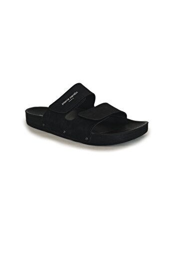 Pierre Cardin Bahamma Daily Velcro Men's Slippers 7039 Black