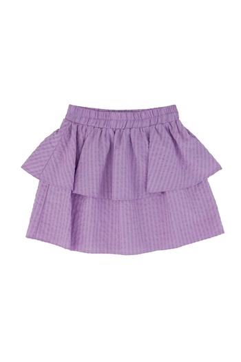 best kids Girl's Lilac Elastic Waist Flounce Skirt