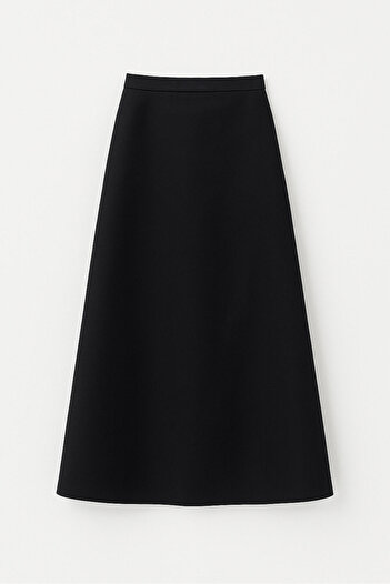 Touché Privé A Cut Gabardine Skirt
