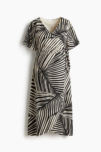H&M MAMA Krinkle Anvelop Elbise