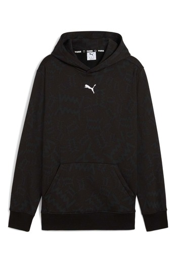 Puma 689536 Team Jaws Post Game Hoodie Hooded Men's Sweatshirt Black