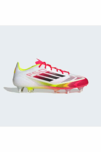adidas F50 Elite Yumuşak Zemin Erkek Beyaz Çim Saha Kramponu