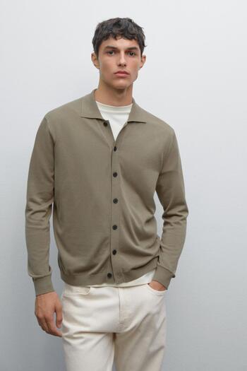 Massimo Dutti Pamuklu triko hırka