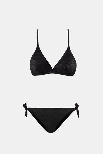 Amarelle Bali Black Unpadded Triangle Bikini Set