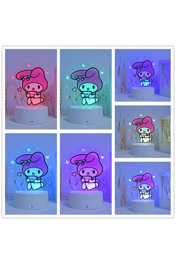 ILUMISHOP Led Night Light, My Melody, 16 Colors, With Remote Control, USB Or 3AA Power Supply