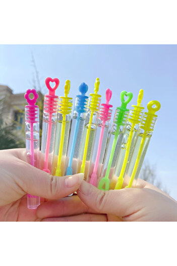 Choice 30pcs 10-30PC Mini Cute Bubble Empty Tube Toy Kids Birthday Party Favors School Gifts Wedding Guests