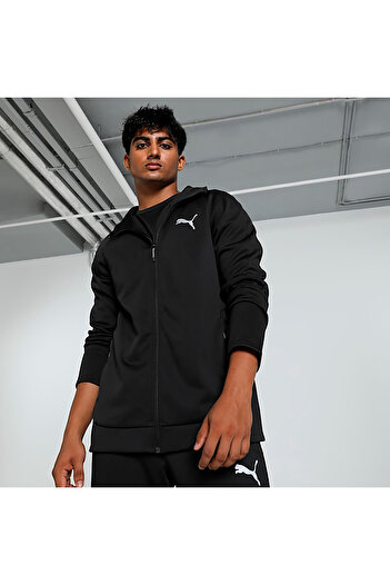 Puma Мъжко черно яке Evostripe (681703-01)