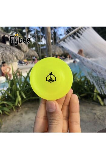 Gepettoys Flybee ZipChip - Soft Rubber Mini Frisbee for Indoor and Outdoor
