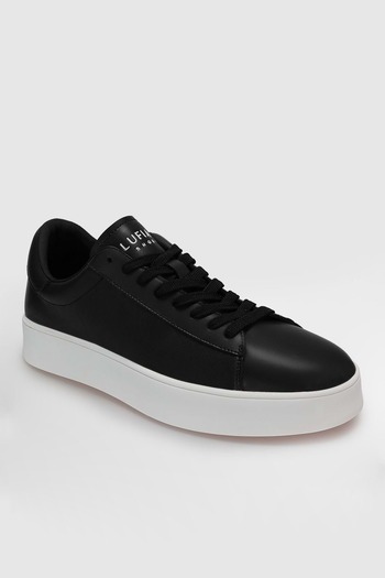 Lufian 111230254 Anton Sneaker Erkek Deri Ayakkabı SİYAH