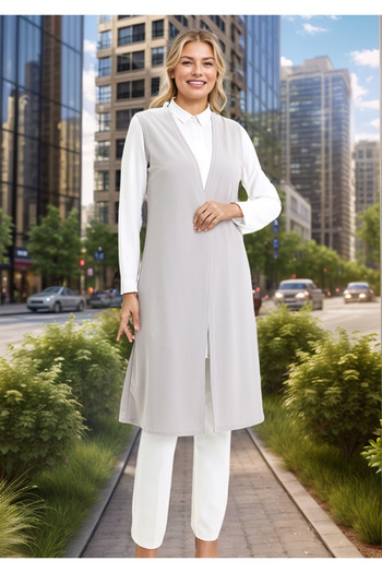 RESPİRO Draped, Soft, Non-Revealing Women's Vest, Mother's Vest, Cotton Vest