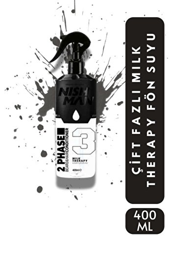 NISHMAN Çift Fazlı Milk Therapy Fön Suyu 400 ML